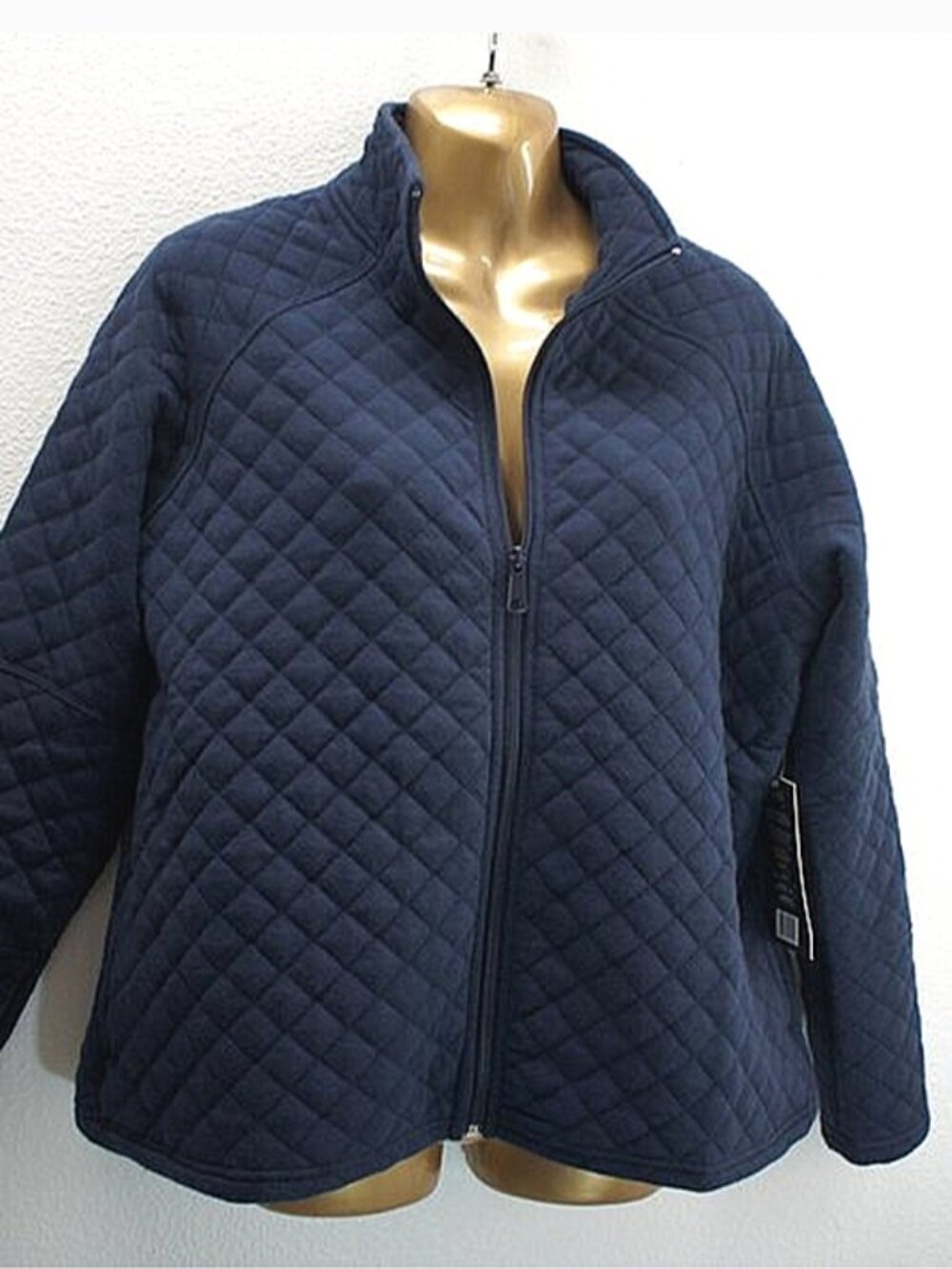 Cali Sport By Carrie Underwood Navy Quilted Jacket size 1X NWTS
